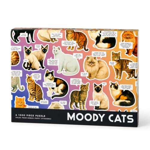Moody Cats 1000 Piece Puzzle - Brass Brass Monkey