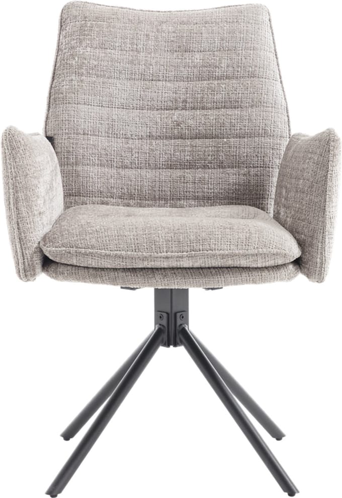 Benoa Eetkamerstoel Tim Cremona 85 Betongrijs - set van 2