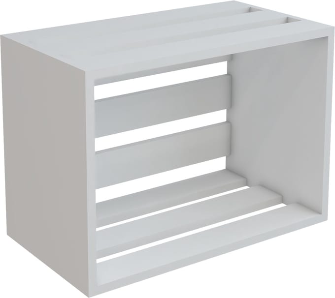 Bijzettafel Rønde 43x64x33 cm wit