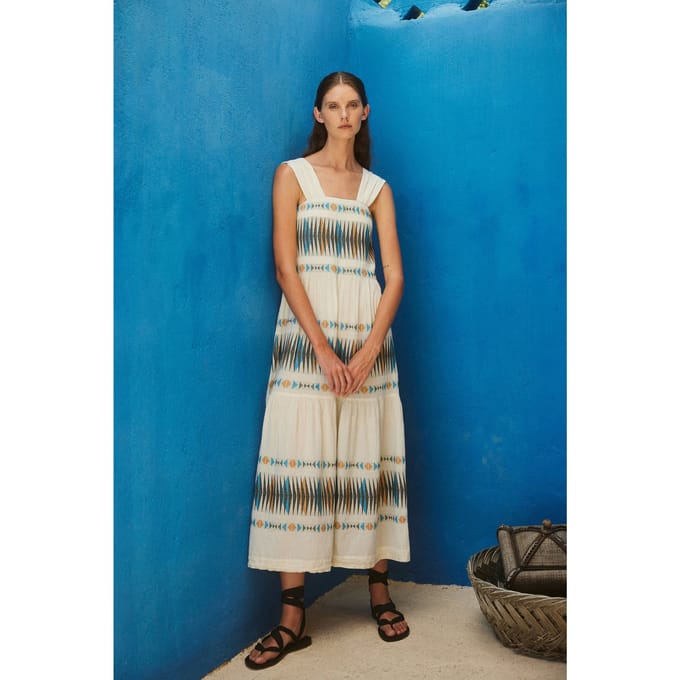 Devotion Twins Elegant Long Dress Blue-camel Taglia: S | Abiti Midi Outlet | Donna | Blu