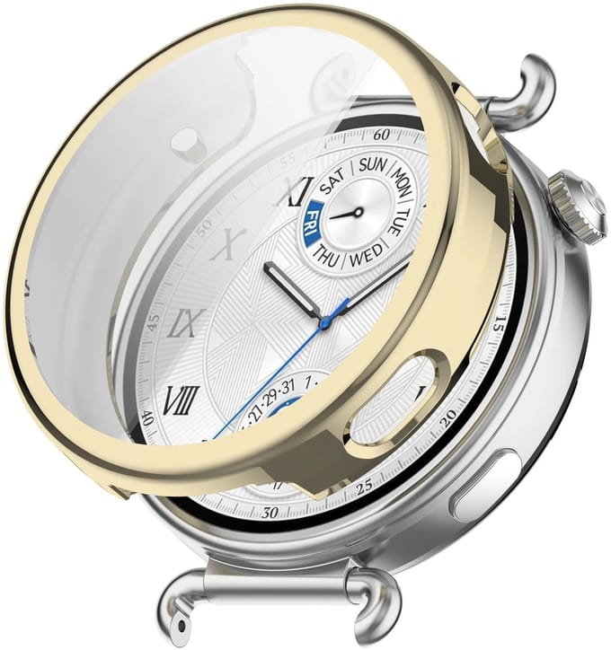 Strap-it TPU Case (Light Gold) – Geschikt voor Huawei Watch GT 6 (41mm)