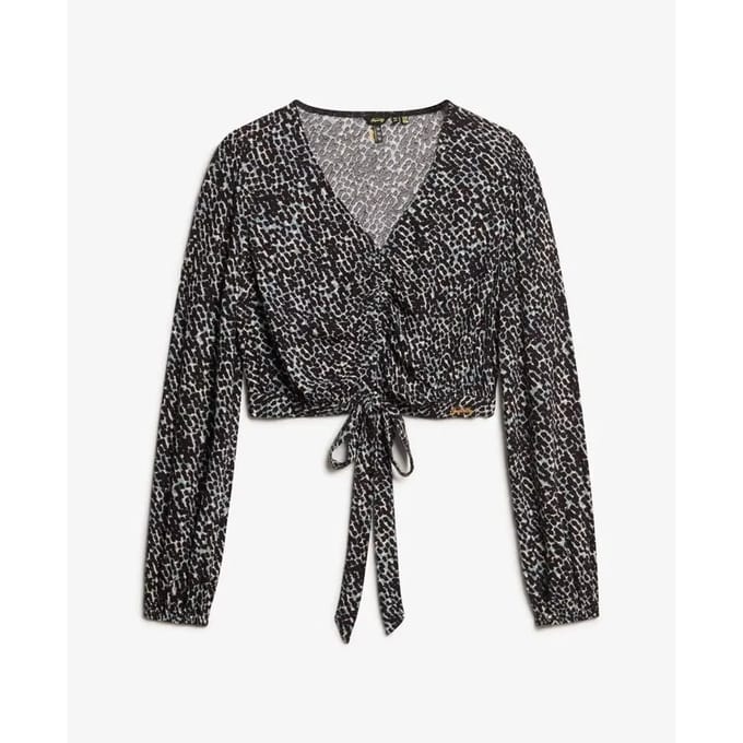 Superdry - Vintage top met geknoopte voorkant - Dames - Tops