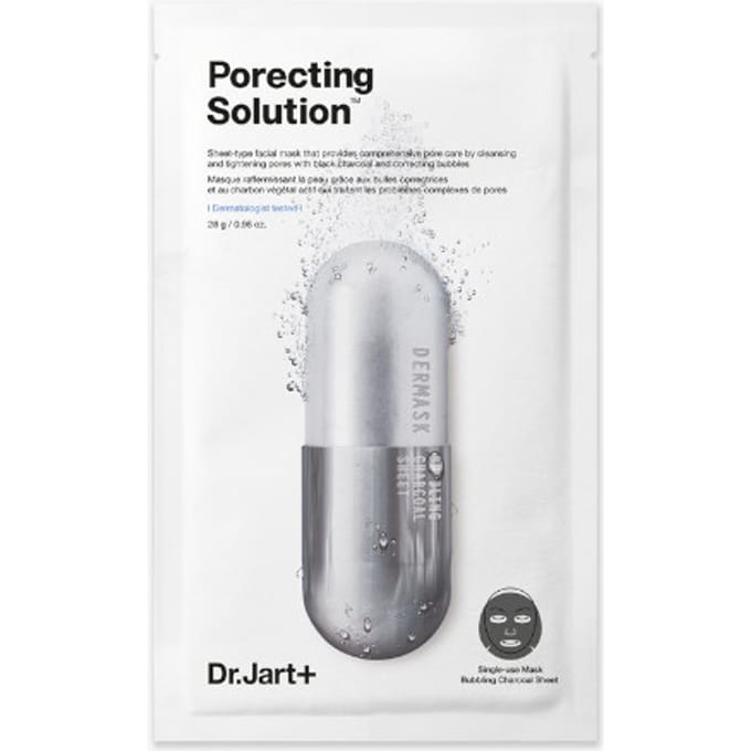 Dr. Jart+ - Porecting Solution Bubbling Charcoal Sheet Mask - 1stuk