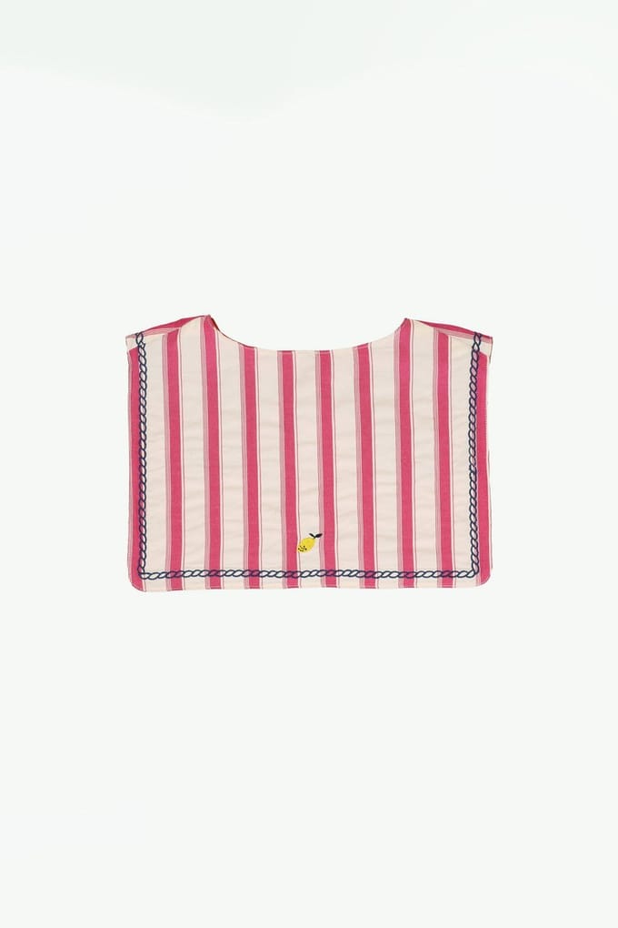 Sticky Lemon - zeeman kraag - pyjama strepen - eleanor roze
