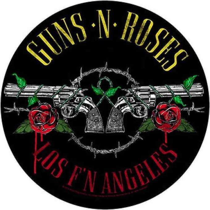 Guns N' Roses - Los F'N Angeles Rugpatch - Zwart