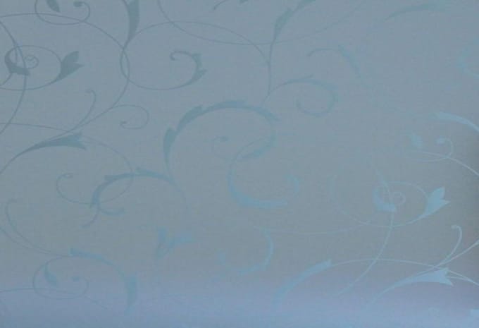 Raamfolie statisch-anti inkijk- bloemen wit 45cm x 2mtr