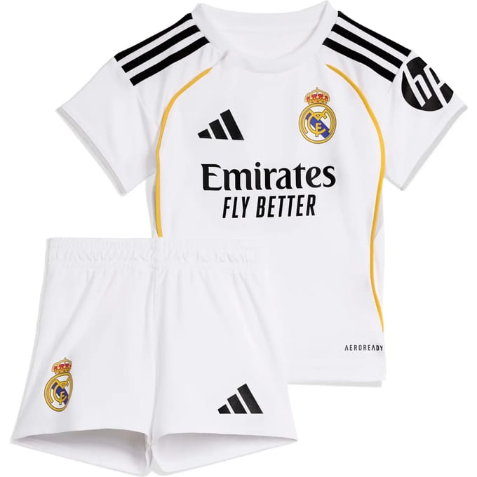 Mini-thuisset voor baby's Real Madrid 2025/26
