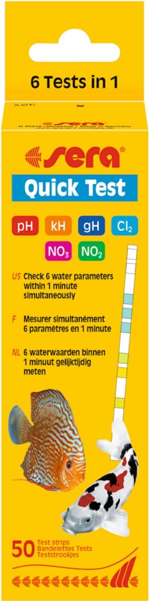 Sera Quick testset 50 stuks - Watertest - Water test strips