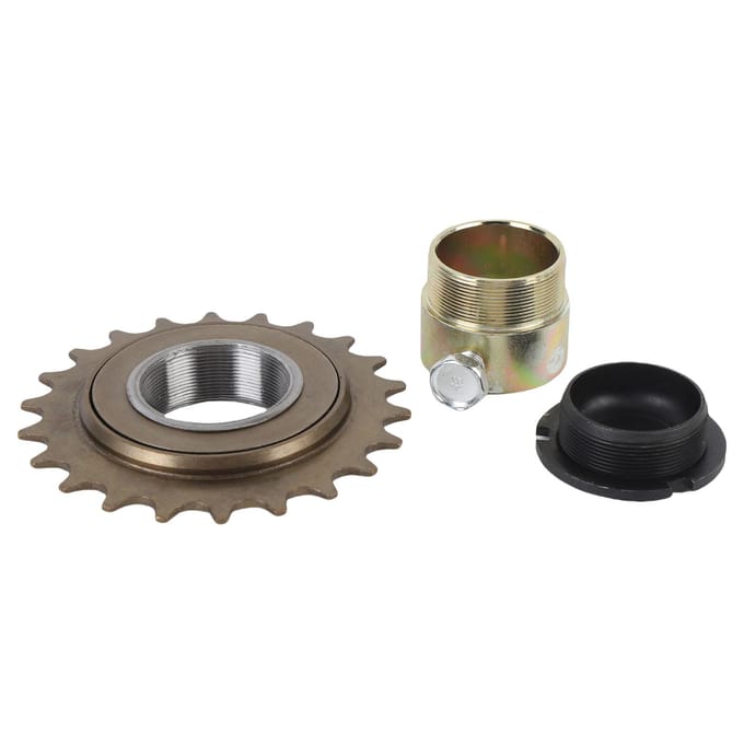 22T Fiets Vrijloop met 30mm Adapter Connector Fiets Vrijloop Adapter Kit voor Elektrische Driewieler gray