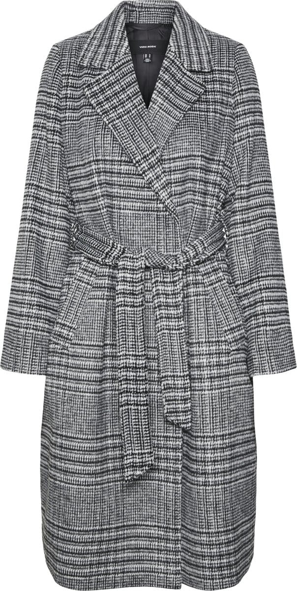 VERO MODA - VMLUCK LONG CHECK COAT BOO - Dames - Gewatteerde jassen