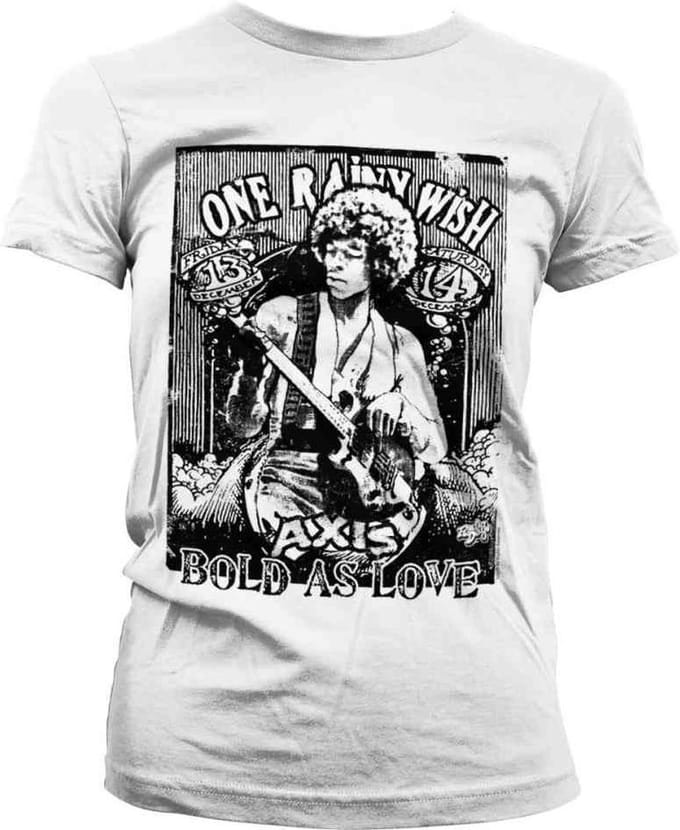 Jimi Hendrix Dames Tshirt -S- Bold As Love Wit