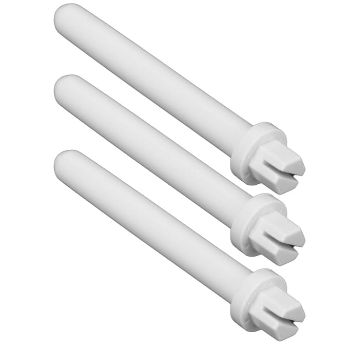 3 stuks Naaimachine Spoelen Witte Plastic Naaibenodigdheden voor Knutselaars en Naaisters white