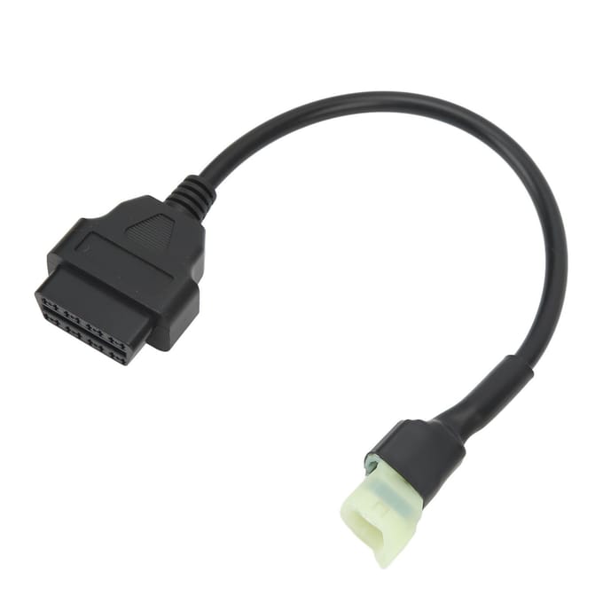 OBD2 16-pins naar 4-pins Diagnostische Adapter OBD Code Scanner Connector Kabel Ondersteunt K-lijn voor black