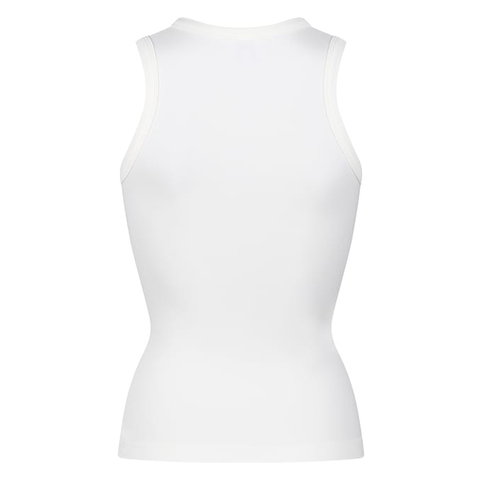 Dames Essentials Scoop Neck Tank Sculpting Gerecycled Stretch Fit