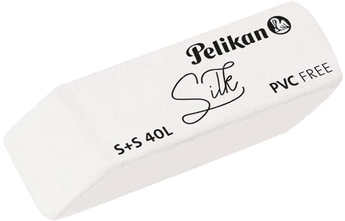 Pelikan gum kunststof wit 55x20x12mm