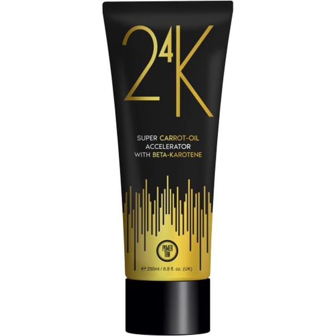POWER TAN - 24K Super Carrot-Oil Sunbed - zonnebankcreme - Accelerator - 250ml