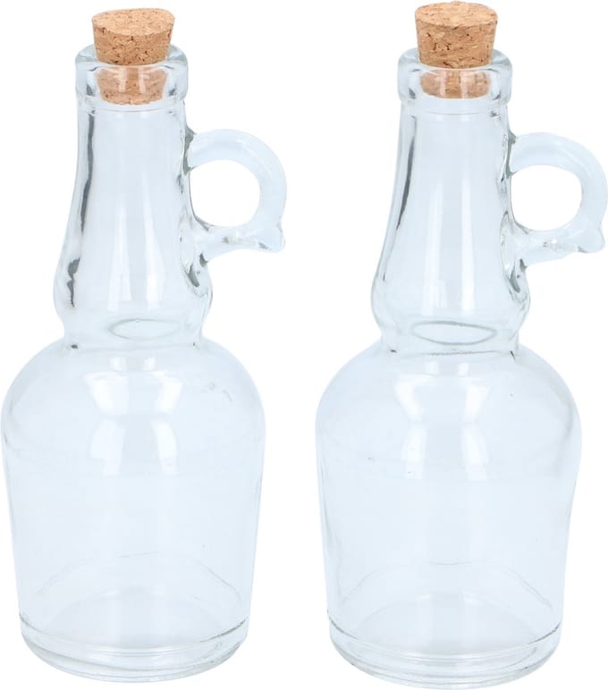 Alpina Olie & Azijn Fles - 250 ml - Glas - 2 delig