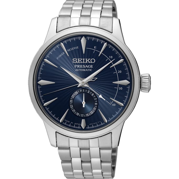 Seiko Cocktail Time SSA347J1 Presage - Cocktail Time 'Blue Moon' Horloge