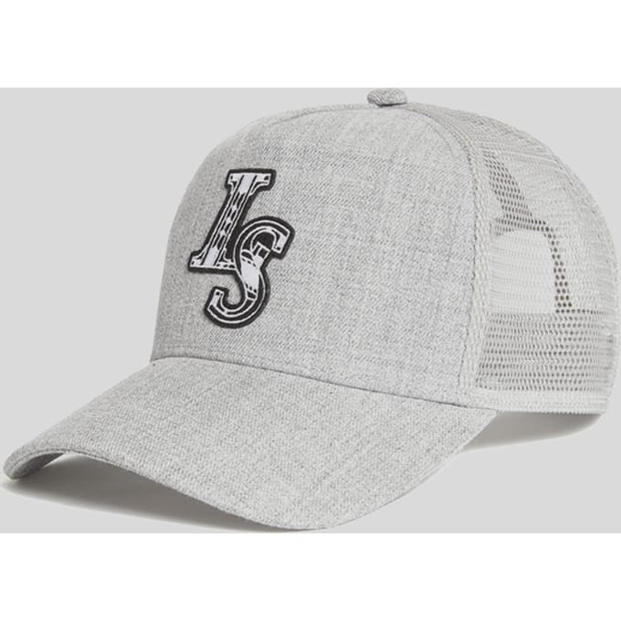 Lyle & Scott Patch Baseballpet - Grijs