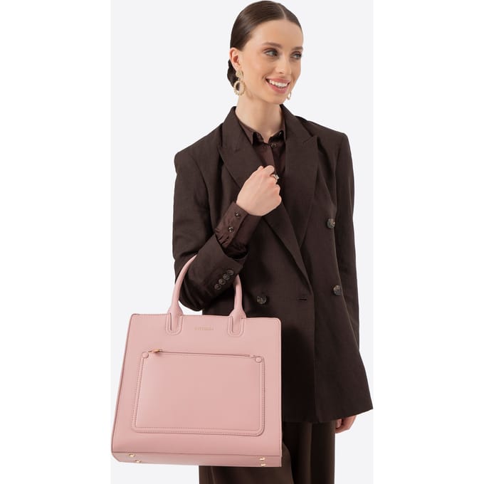Wittchen Serie - Dames Laptoptas - 13" - Roze - Eco-leer