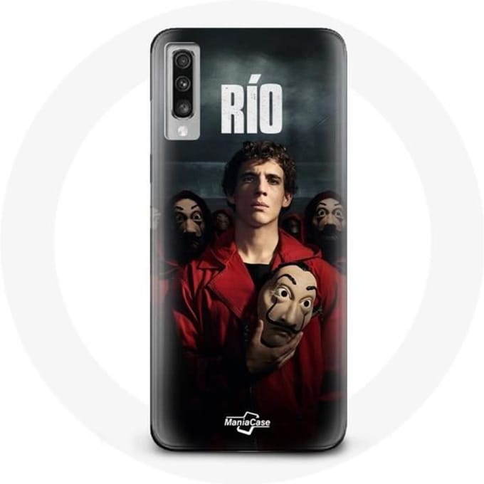 Samsung Galaxy A70 hoesje La Casa De Papel Rio-masker