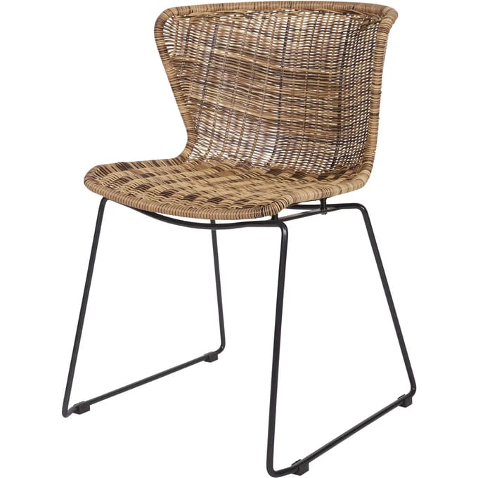 WOOOD Wings Tuinstoelen - Kunststof/Metaal - Naturel - Set van 2
