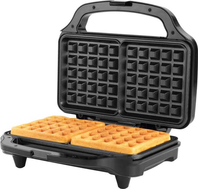 Petra Deep Fill Wafelijzer - 900W, Antiaanbaklaag