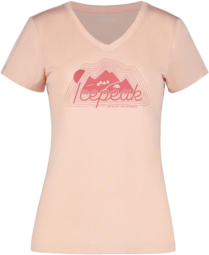 Icepeak Burnham T-shirt Met Korte Mouwen Roze L Vrouw