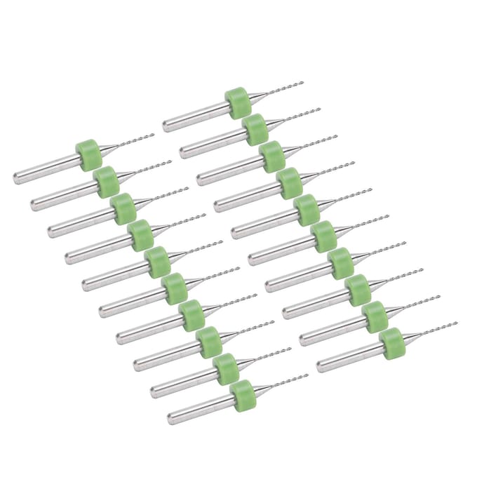 20 Stuks PCB Boor Bit Legering Wolfraamstaal Printplaat Micro Twist Verticale Pons Gereedschapsset