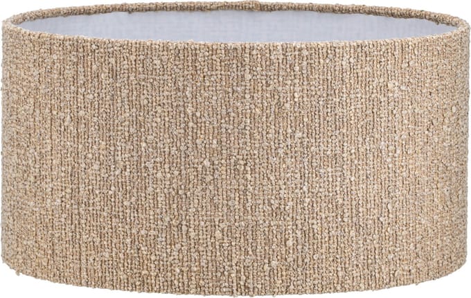 Lampenkap ovaal - 45x30x25cm - Bouclé beige