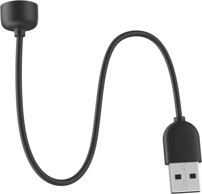 Originele Xiaomi Mi Smart Band 5 Laadkabel (USB-A) - Zwart