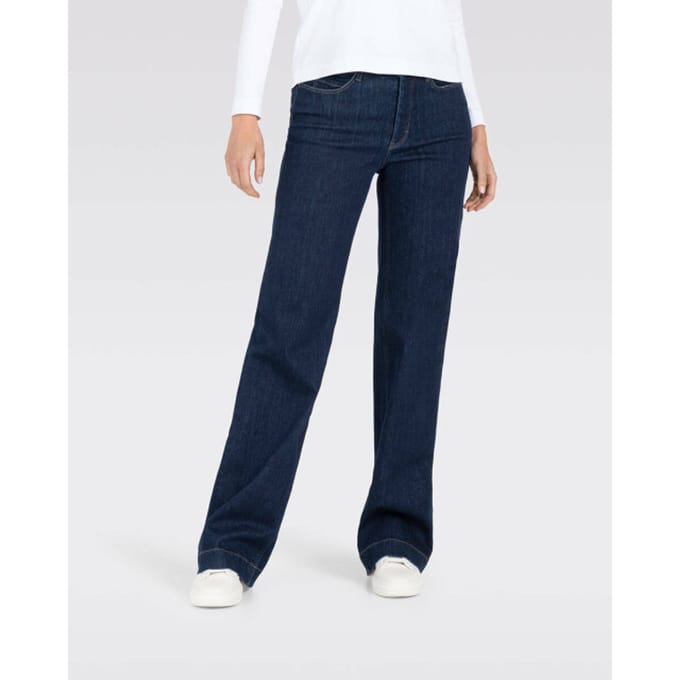 Wide leg jeans met 5-pocketmodel