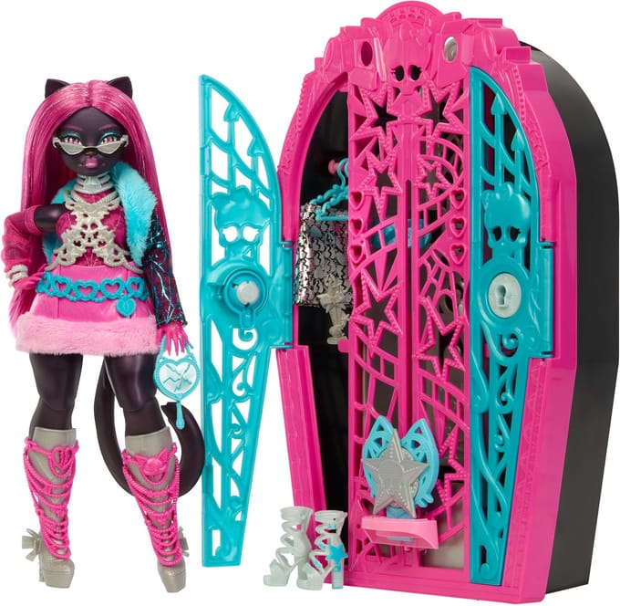Mattel Monster High Skulltimates Secrets season 6 - Catty Noir Speelpoppen
