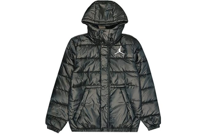 Jordan Pufferjack Heren Zwart M black
