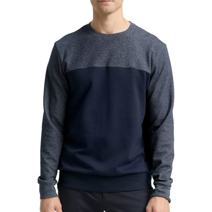 Tom Tailor Crewneck sweatshirt met structuurmix