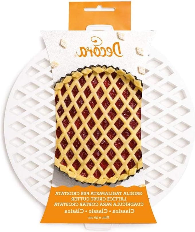 Roostersnijder - Classic Tart Wit - Afmeting Ø 30 cm Taartsnijder