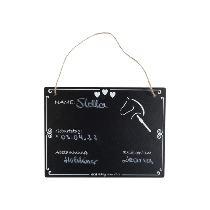 Plaque d'écurie voor hobby Horse HKM Kids