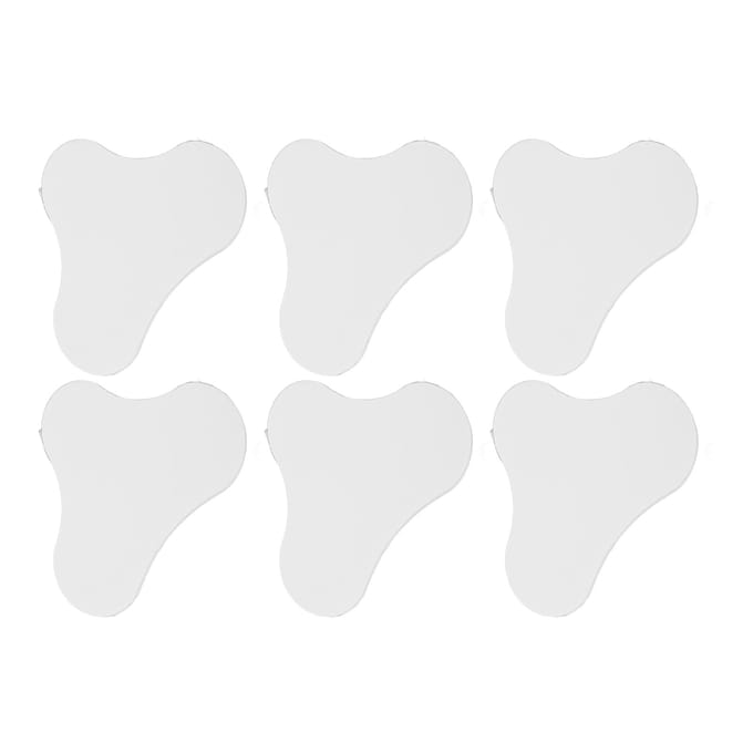 10pcs Neck Wrinkle Pads Hydrogel Neck Back Wrinkle Patch Locks in Skin Moisture and Lightens white