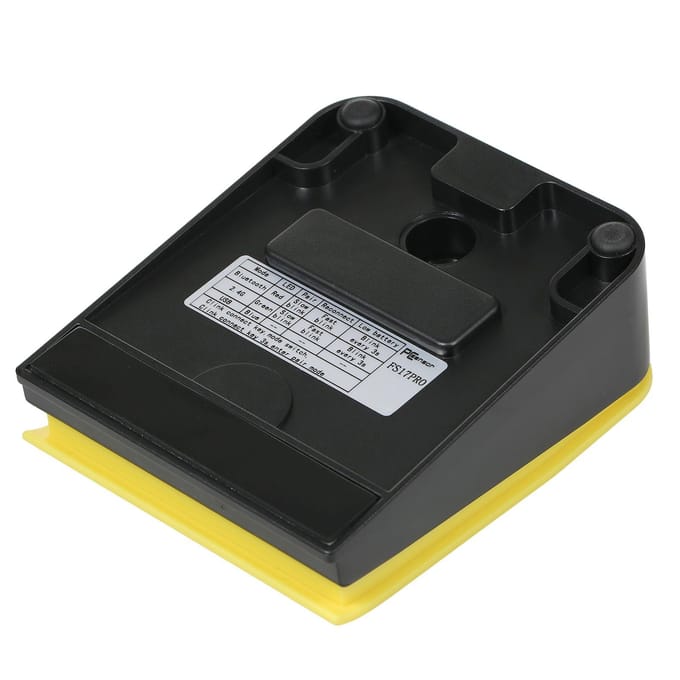 FS17Pro Enkele Voetschakelaar Multifunctioneel Aangepast Voetpedaal USB+2.4G+BT Drie-modi Verbinding geel