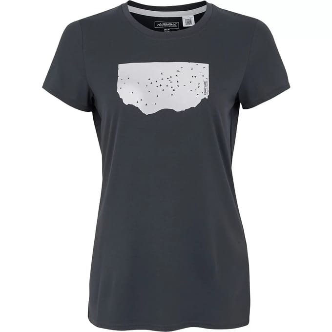 Regatta Fingal Stretch T-shirt Met Korte Mouwen Grijs 16 Vrouw