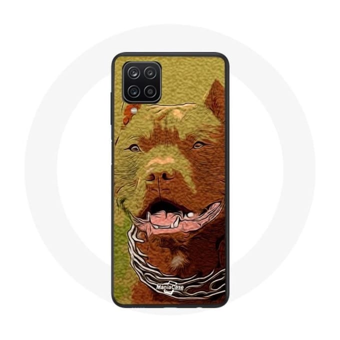 Samsung Galaxy A12 Hoesje Amerikaanse Pit Bull Terrier