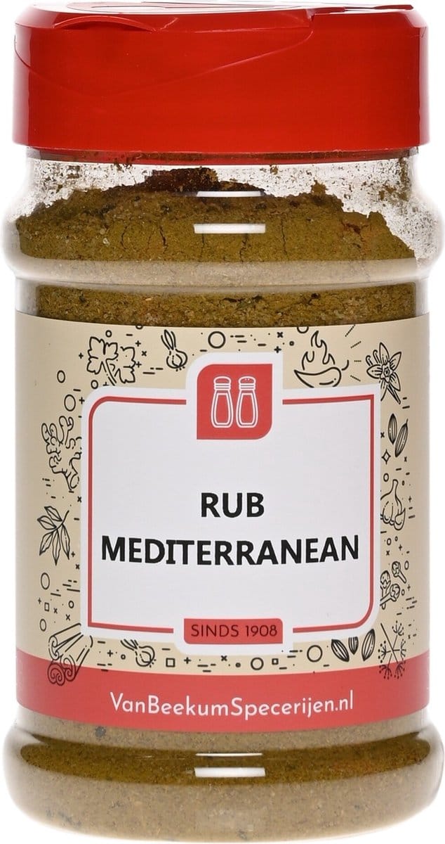 Van Beekum Specerijen - Rub Mediterranean - Strooibus 200 Gram
