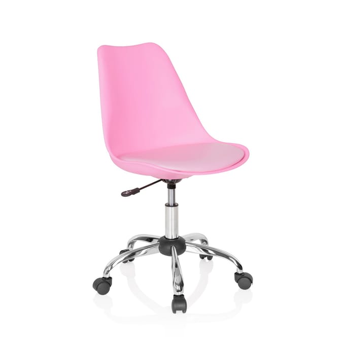 Kinder bureaustoel FANCY PRO roze hjh OFFICE