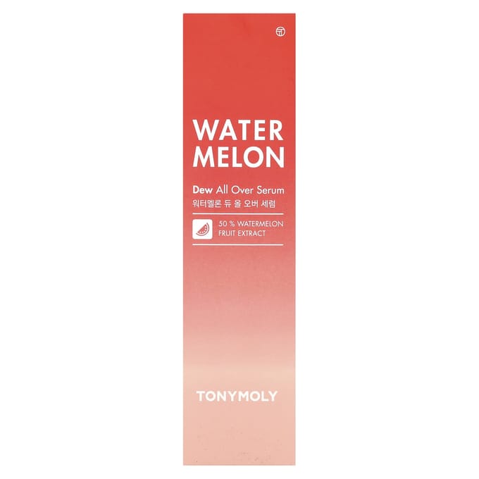 TonyMoly, Watermeloen, Dauw All-Over Serum, 120 ml (4,05 fl oz) red