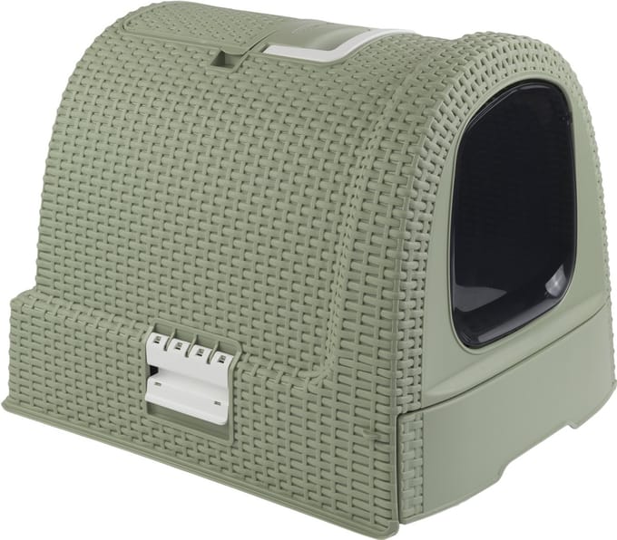 Curver kattenbak, groen 51x38,5x39,5 cm