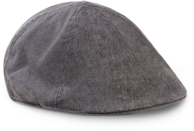 camel active Platte pet van linnenmix - Maat menswear-M - Donkerblauw