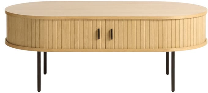 Salontafel Nola Ovaal 120x60 cm - Naturel