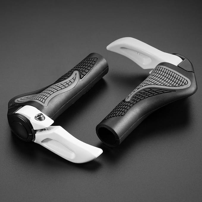 Rockbros BT1007W Bicycle Holder Set with Horns - White