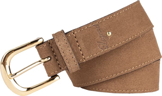 Legend Dames - Leren riem - Taupe - 80cm