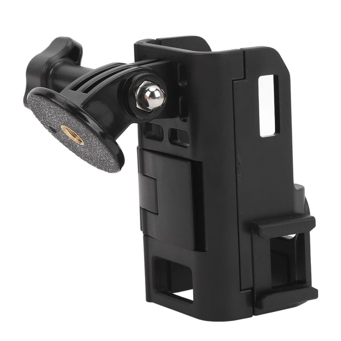 Camera Verlengadapter voor Osmo Pocket 3 Handgreep Frame Accessoires Cold Shoe Licht Microfoon black
